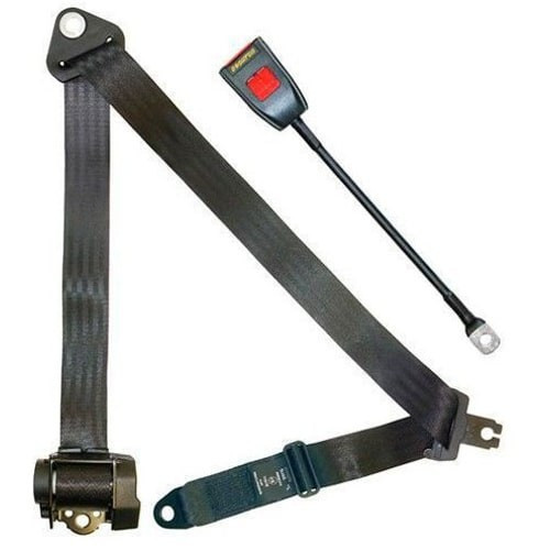 Cinturon de seguridad automático de 4 puntos homologado. Hembra rígida de 45 cm.