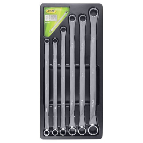 JBM 51864 Kit de 6 llaves extralargas de 12 cantos