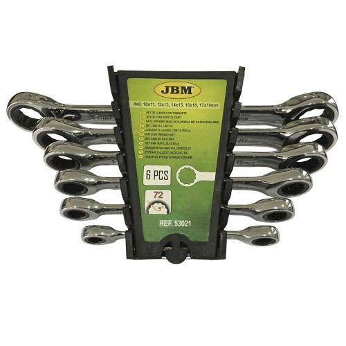 JBM 53021 Set de 6 llaves con trinquete