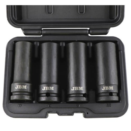 JBM 53197 Set de 4 vasos de impacto para tornillos de seguridad