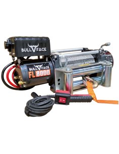 Cabrestante Bullface 12V 8000 libras W-8FL-BF/5