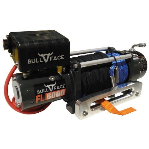 Cabrestante Bullface 12V 8000 libras W-8FL-BF/2